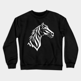 Horse Head Crewneck Sweatshirt